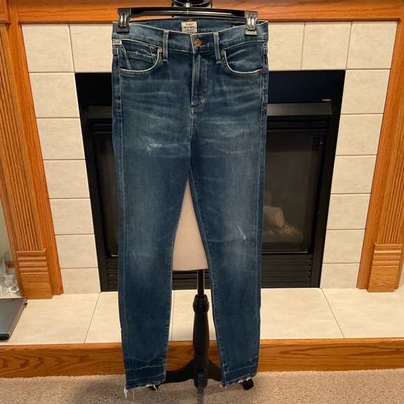 Citizens of Humanity Rocket High Rise Skinny Jeans, Women’s Waist Sz 25 - Picture 3 of 11